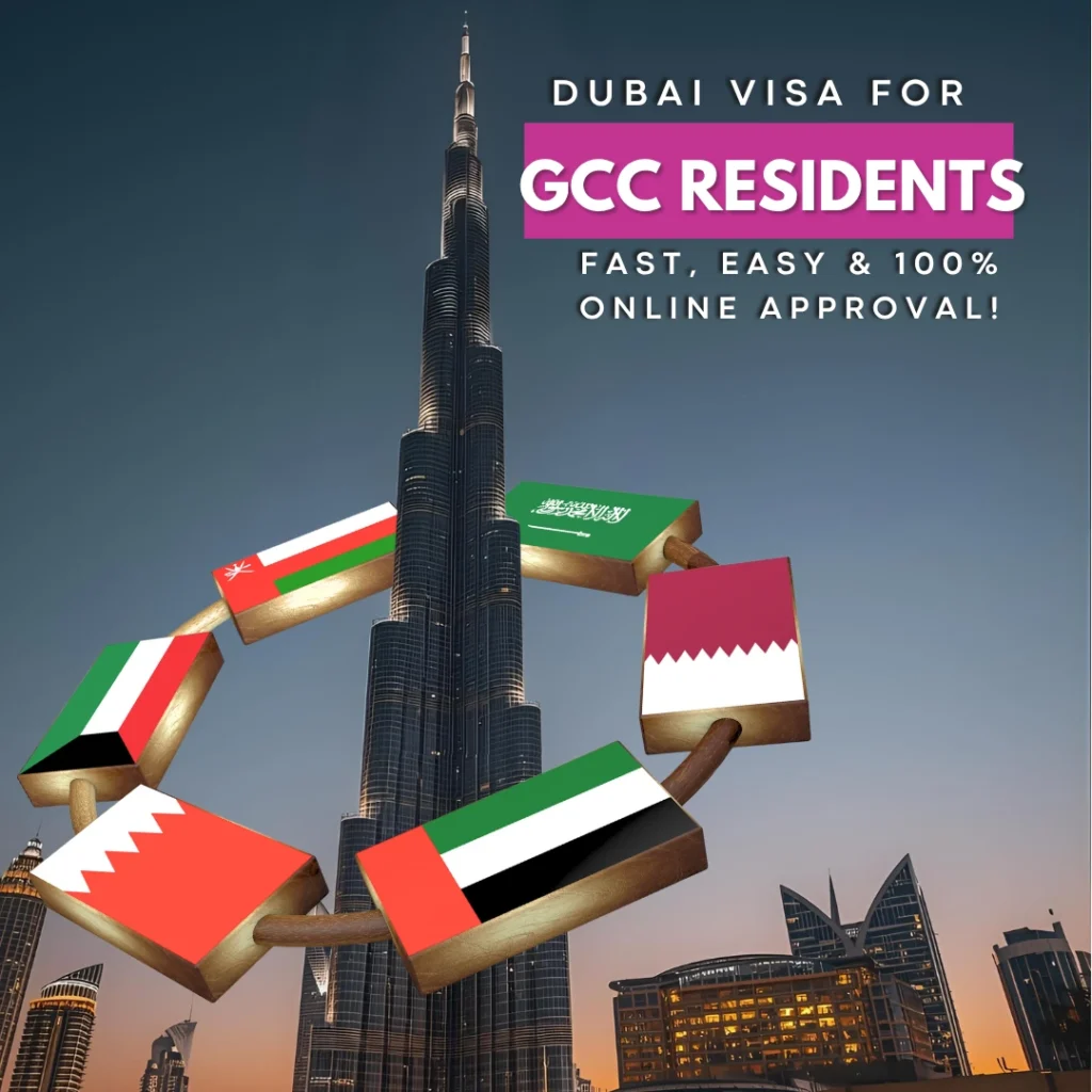 Dubai Visa for GCC Residents – Fast, Easy & 100% Online Approval!
