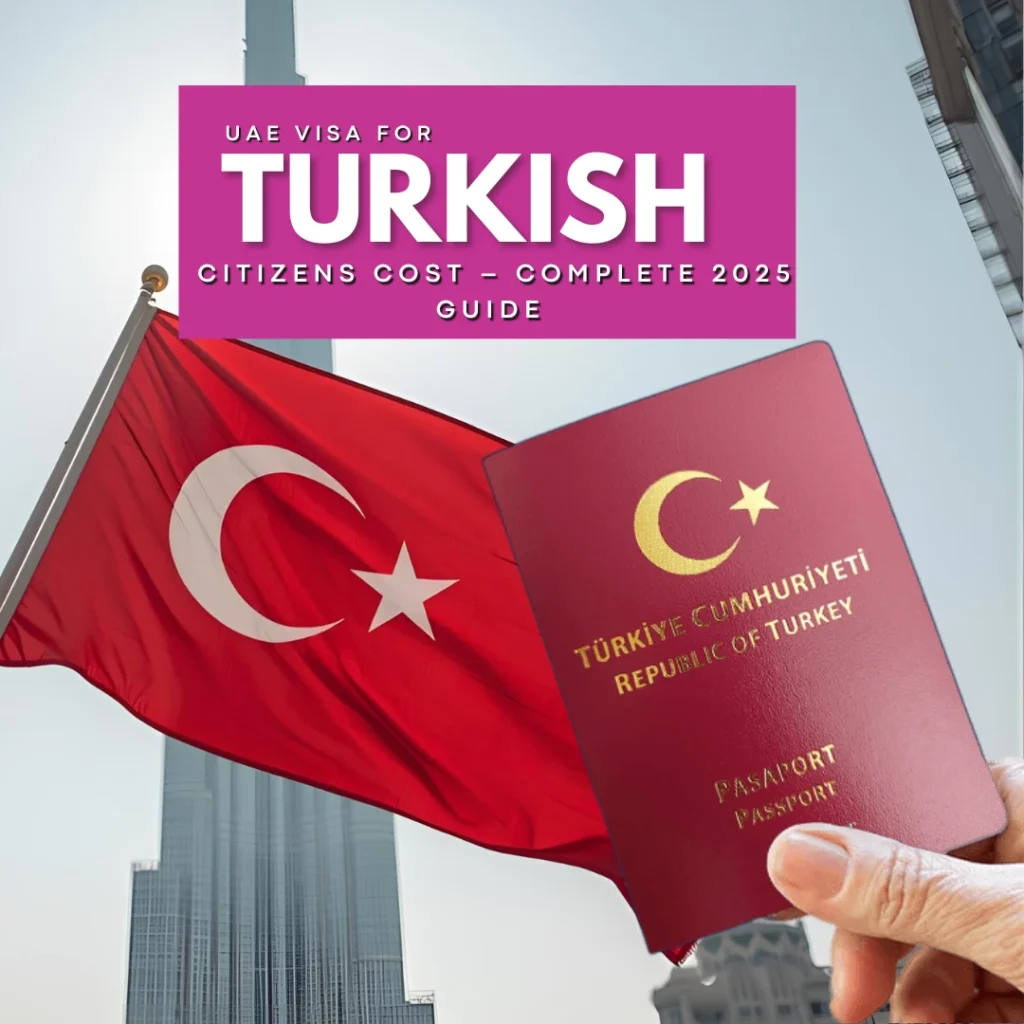 UAE Visa for Turkish Citizens Cost – Complete 2025 Guide