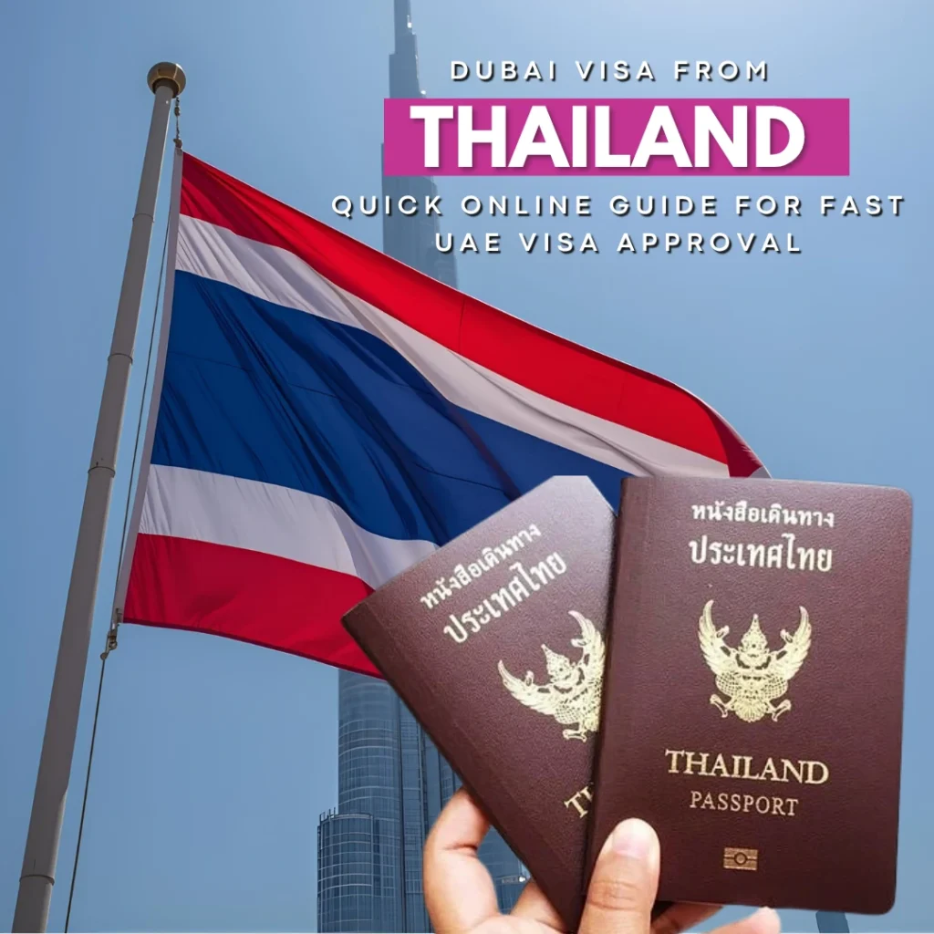 Planning your trip from Thailand to Dubai? Get your Dubai visa from Thailand approved fast through DubaiVisa.com. 100% online process, simple documents, and quick approval.