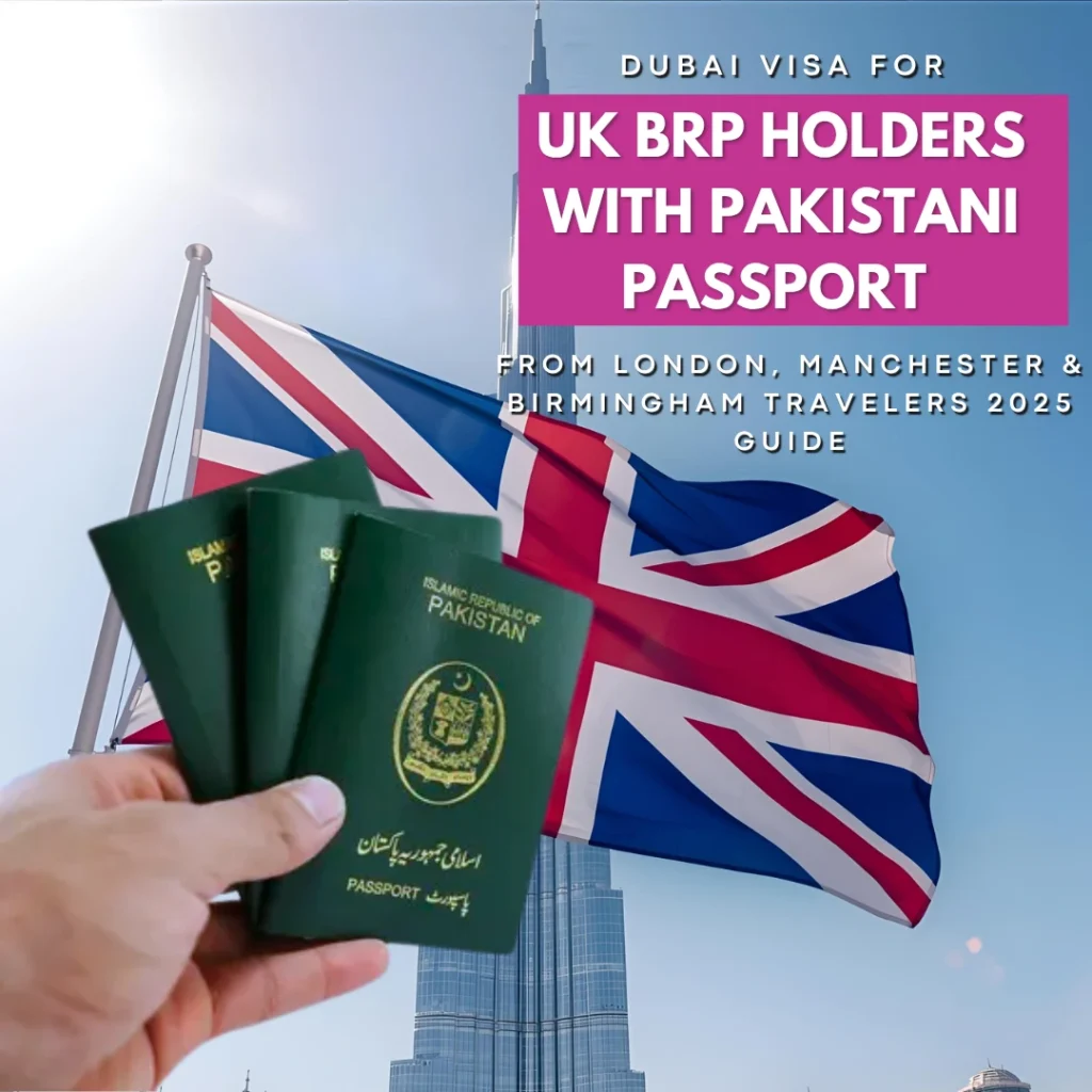 Dubai Visa for UK BRP Holder with Pakistani Passport – 2025 Travel Guide