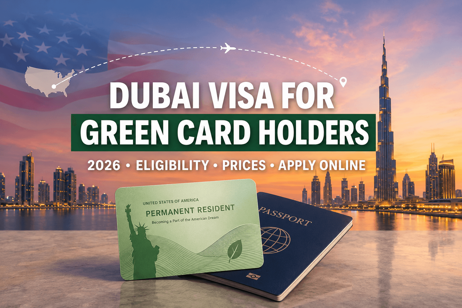 Dubai Visa for Green Card Holders 2026 eligibility and online application