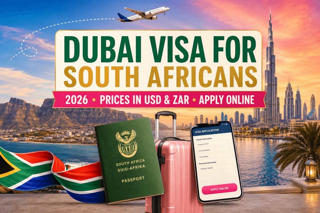 I-Dubai Visa yabantu baseNingizimu Afrika 2026 â umhlahlandlela wesiZulu