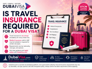 Dubai visa travel insurance guidance by DubaiVisa.com