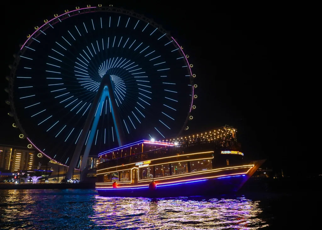 Alishba Dhow cruise at Dubai Marina - Things to do in dubai at Night