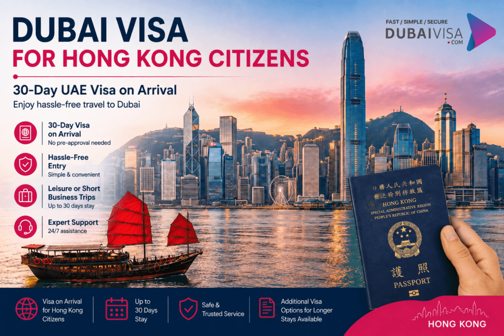 Dubai Visa for Hong Kong Citizens