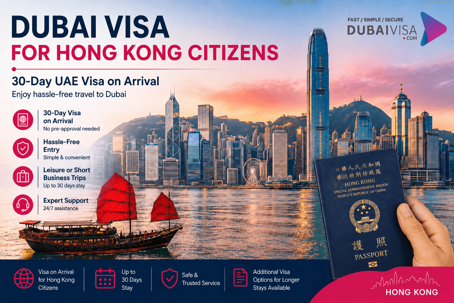 Dubai Visa for Hong Kong Citizens
