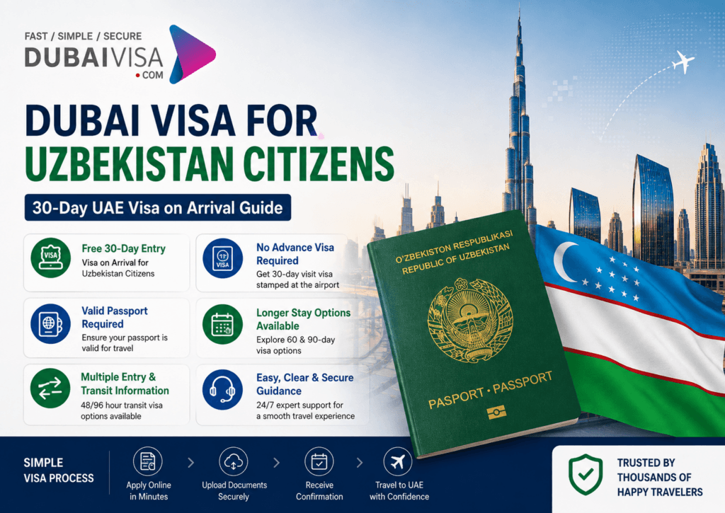 Dubai Visa for Uzbekistan Citizens