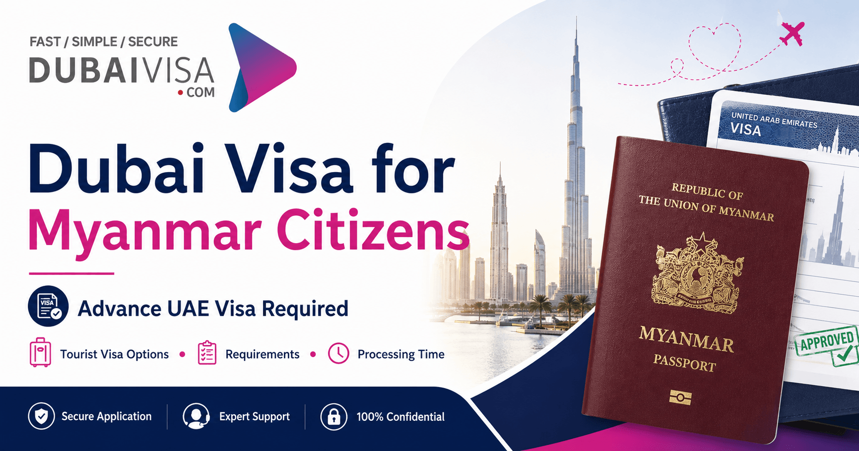 Dubai Visa for Myanmar Citizens