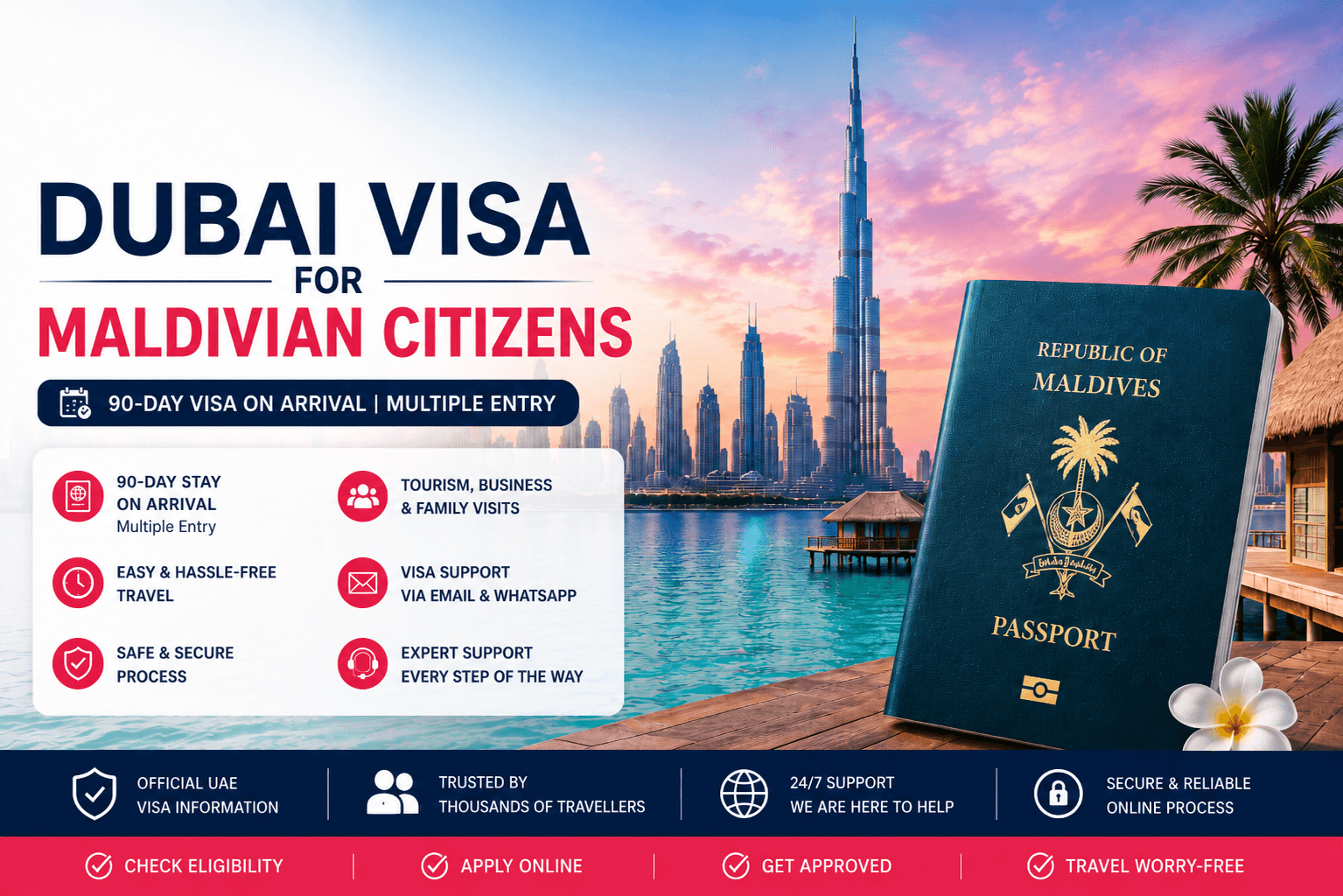 Dubai Visa for Maldivian Citizens