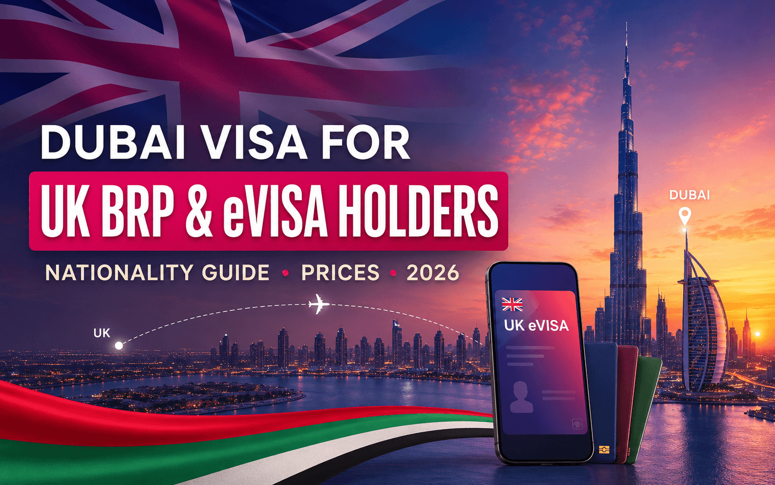 Dubai Visa for UK BRP Holders 2026 nationality guide and prices