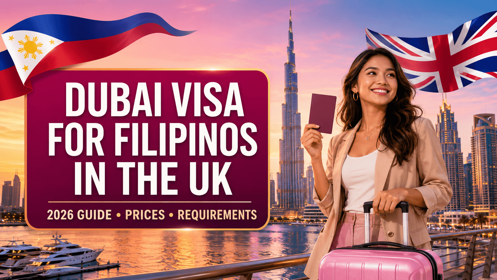 Dubai Visa for FilipinosDubai Visa for Filipinos in the UK – 2026 prices and requirements in the UK