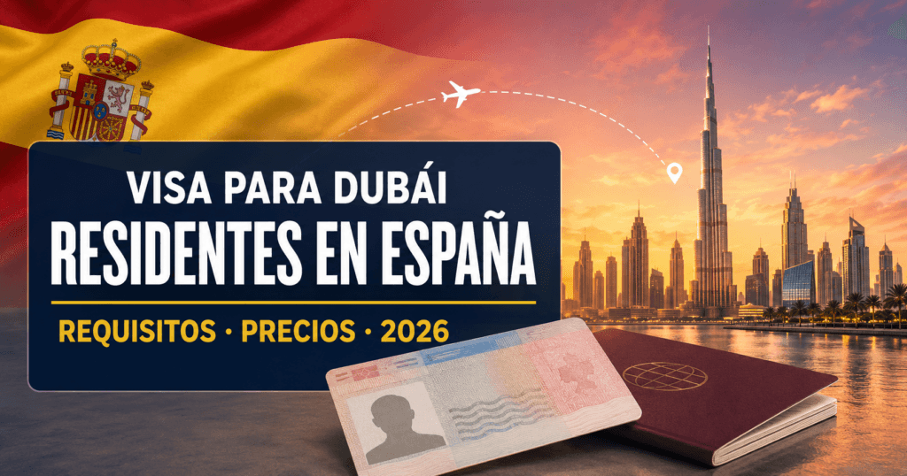 Visa para Dubái para residentes en España: requisitos y precios 2026