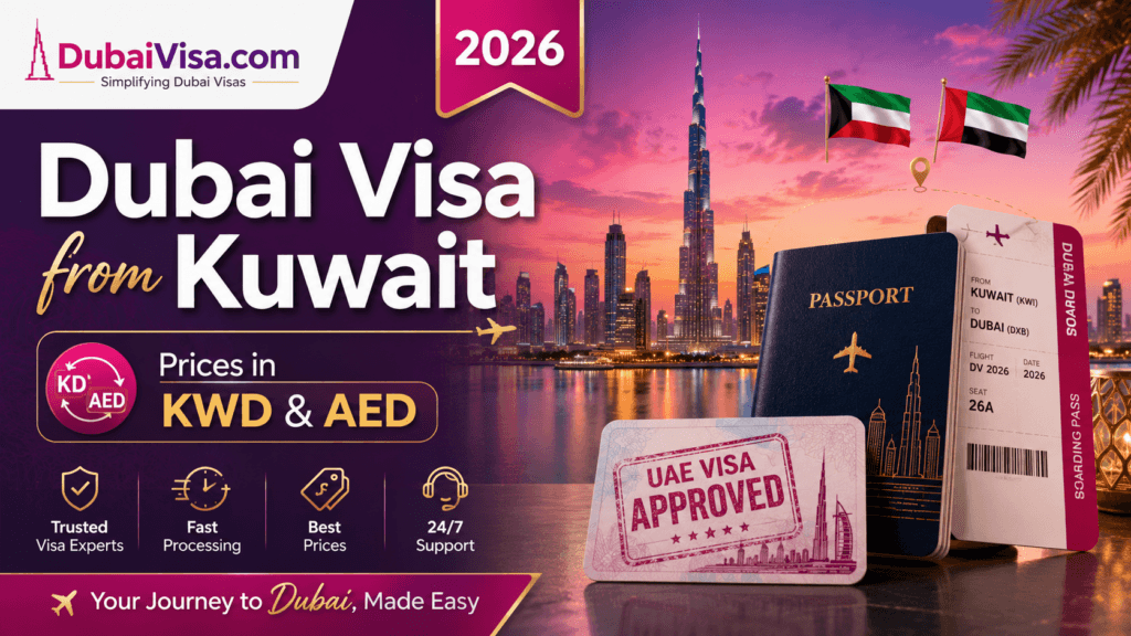 dubai visa for kuwait