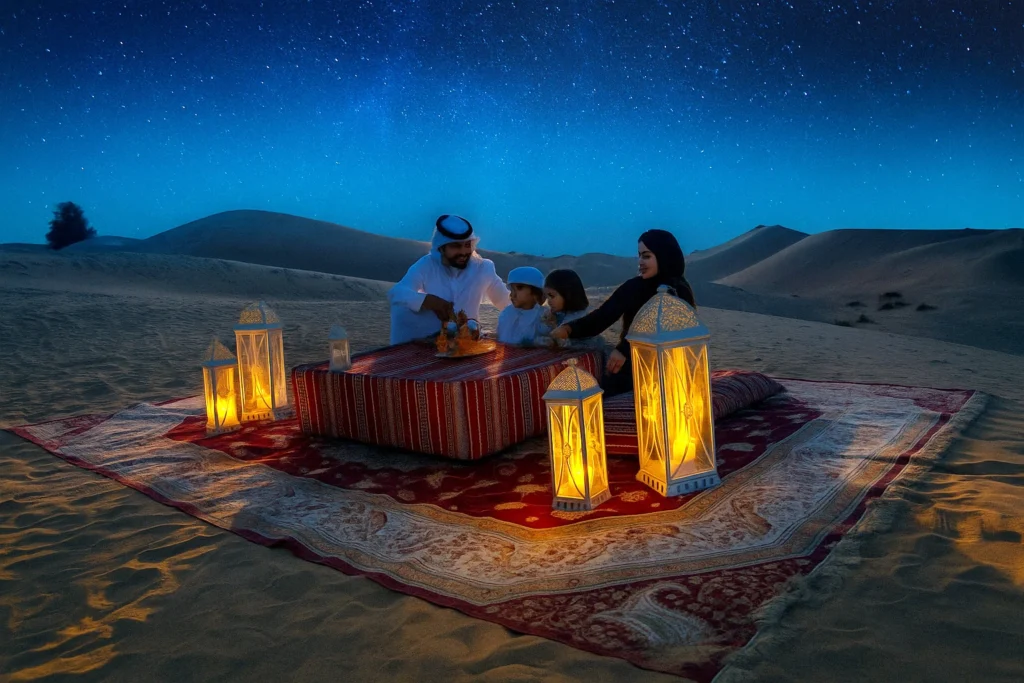 Desert Safari Dubai at Night with Family - Things to do in dubai at Nightwebp