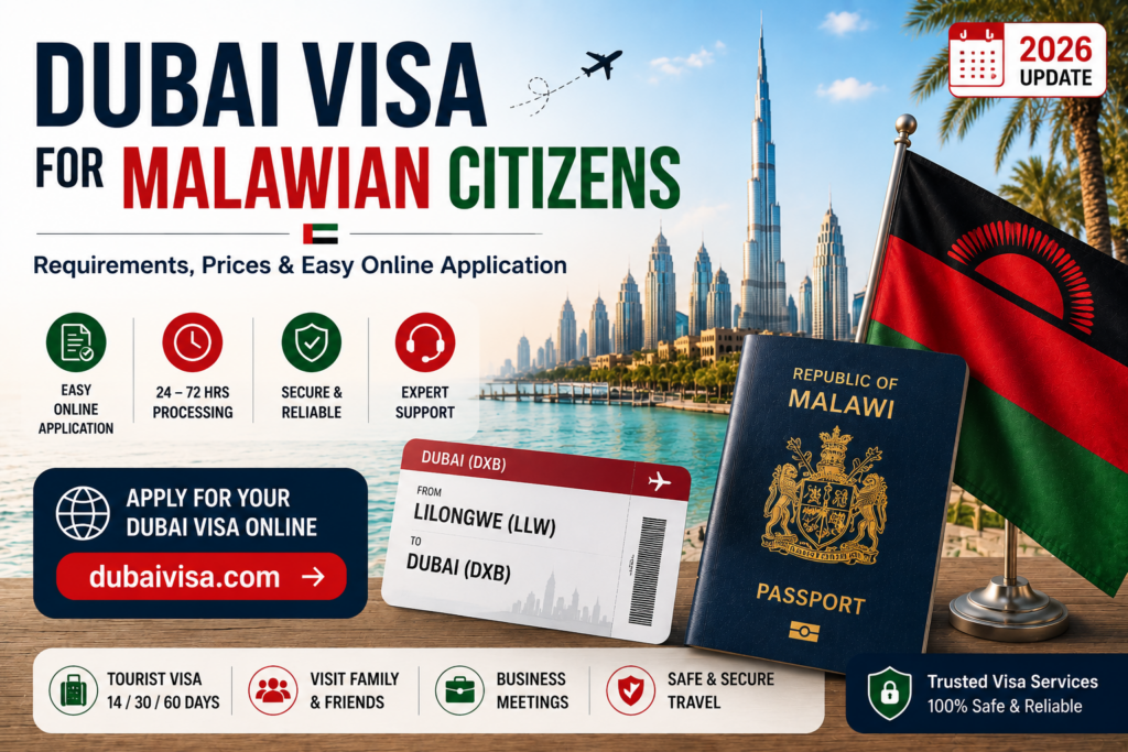 Dubai visa for Malawian citizens 1 Dubai Visa Guide for Malawian Citizens