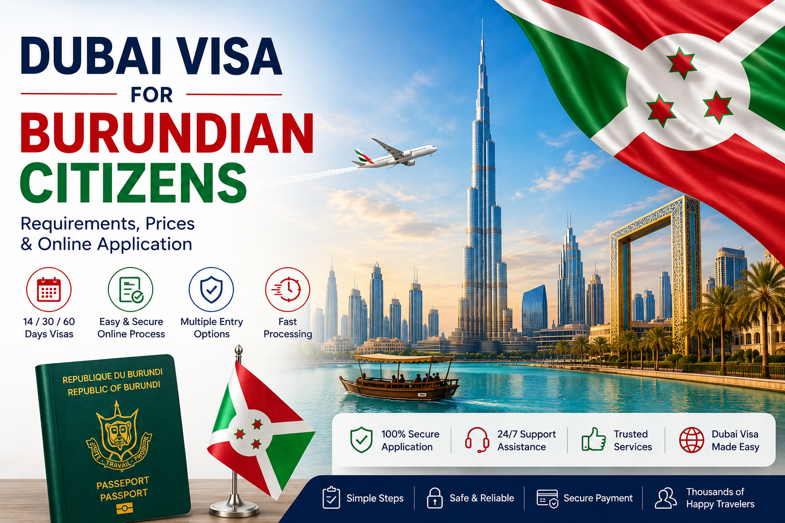 Dubai Visa for Burundian Citizens