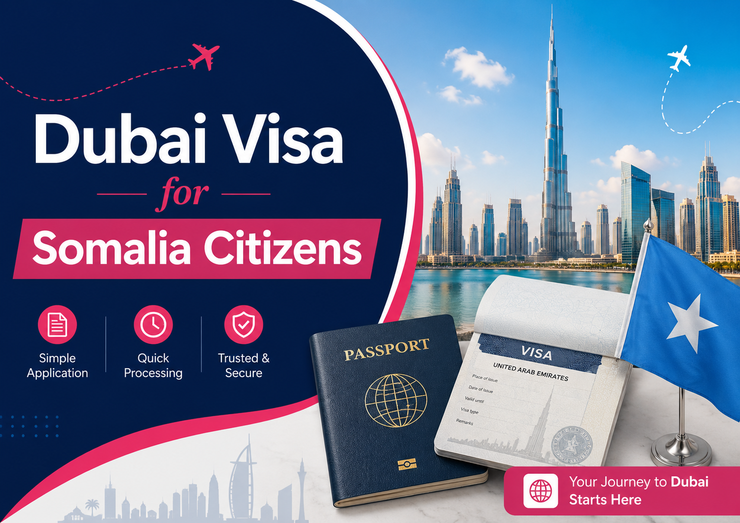 Dubai Visa for Somalia Citizens