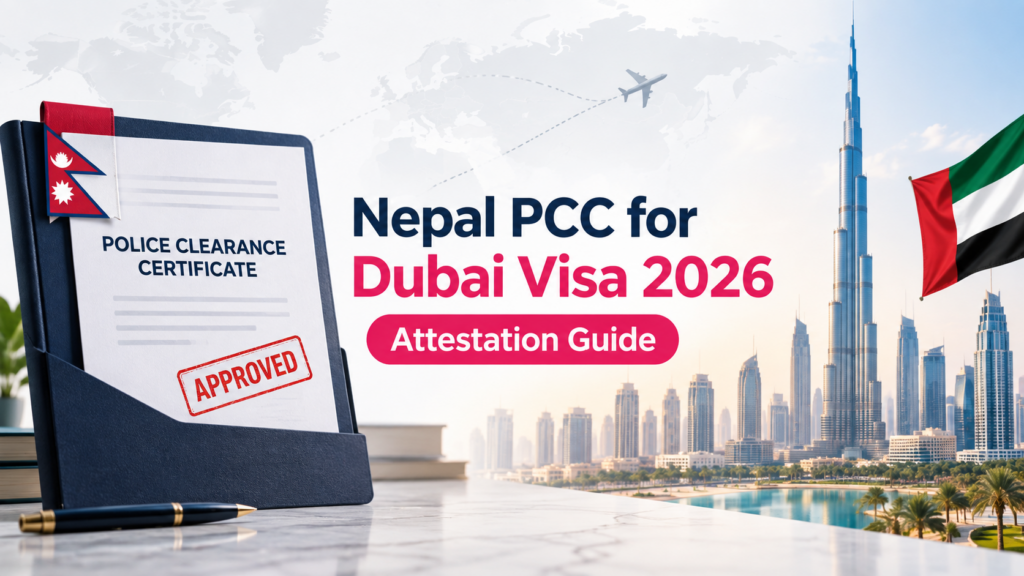 Nepal PCC for Dubai Visa 2026 attestation guide