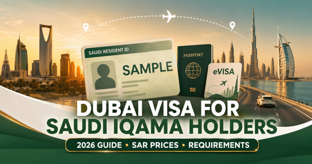 Dubai Visa for Saudi Iqama Holders 2026 â SAR Prices and Requirements