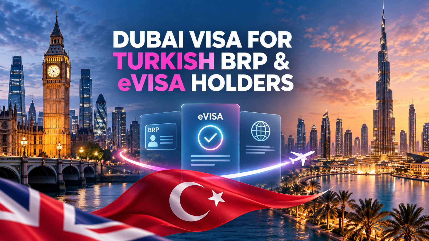 Dubai visa guide for Turkish UK BRP and eVisa holders