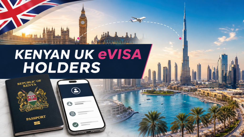 Dubai visa from UK for Kenyan eVisa holders