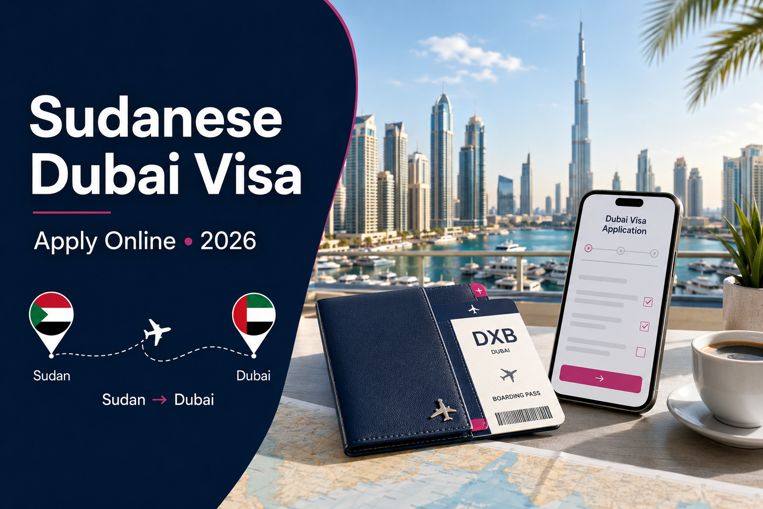 Sudanese Dubai visa online application for travel from Sudan to Dubai in 2026