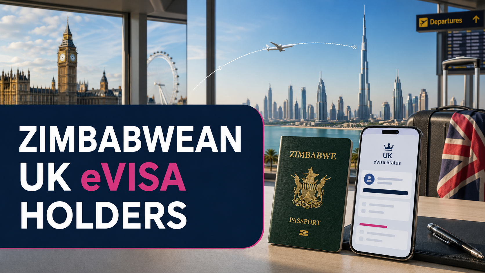 Dubai visa for Zimbabwean UK eVisa holders